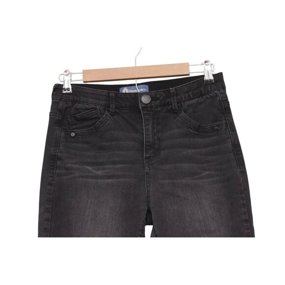 Democracy Ab Solution Jeans Size 6 Black Stretch Denim Slimming Comfort - Picture 2 of 12